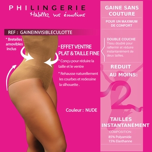 GAINE INVISIBLE CULOTTE