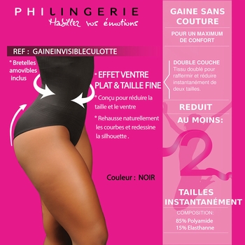 GAINE INVISIBLE CULOTTE