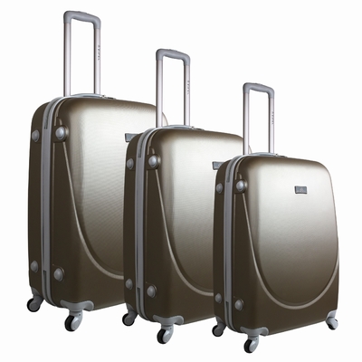Set de valises pas cher : Ensemble de 3 valises rigides Lys Valence