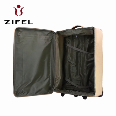 LOT DE 2 VALISES 70CM PLIABLE SEMI-RIGIDE ABS + POLYESTER
