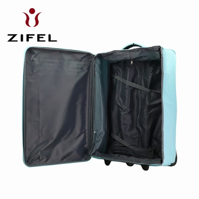 LOT DE 2 VALISES 70CM PLIABLE SEMI-RIGIDE ABS + POLYESTER