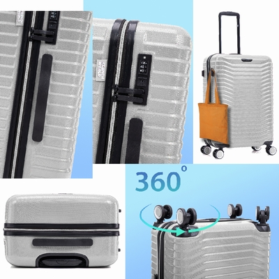 SET DE 3 VALISES FRENCH WORLD TRI-MATIERE :