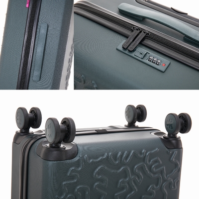 SET DE 3 VALISES LULU CASTAGNETTE Valises en ABS, 8 roues