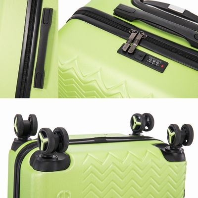 SET DE 3 VALISES LULU CASTAGNETTE Valises en ABS, 8 roues