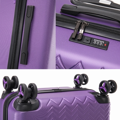 SET DE 3 VALISES LULU CASTAGNETTE Valises en ABS, 8 roues