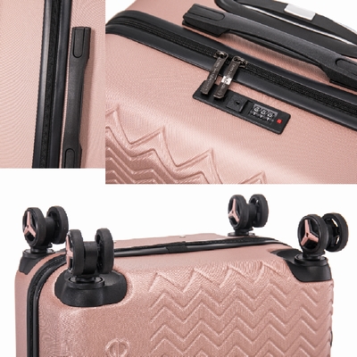 SET DE 3 VALISES LULU CASTAGNETTE Valises en ABS, 8 roues