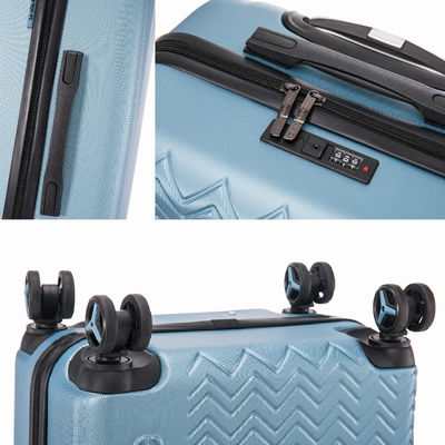 SET DE 3 VALISES LULU CASTAGNETTE Valises en ABS, 8 roues