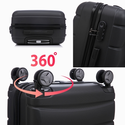 SET DE 5 VALISES DE VOYAGE Marque : ZIFEL XL+L+M+S+XS
