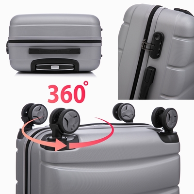 SET DE 5 VALISES DE VOYAGE Marque : ZIFEL XL+L+M+S+XS