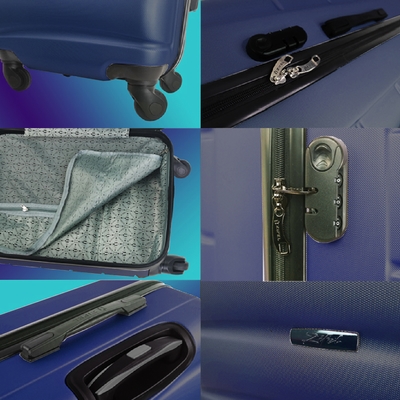 VALISE 80 CM Matière : ABS 4 Roues 360° Multidirectionelles