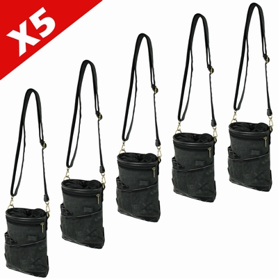 LOT DE 5 BESACES Dimensions : (Hauteur x Largeur x