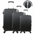 PACK DE 3 VALISES Gigognes Serrure avec clés + Combinaison à