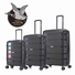 SET DE 3 VALISES gigognes Marque : CHEVIGNON Large + Médium