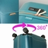SET DE 3 VALISES CHEVIGNON Valises en ABS, 8 roues 360°,