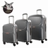 SET DE 3 VALISES CHEVIGNON Valises en ABS, 8 roues 360°,