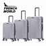 SET DE 3 VALISES FRENCH WORLD TRI-MATIERE :