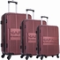 PACK DE 3 VALISES NAF NAF Matière : ABS 4 roues 360° , Roues