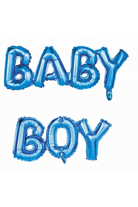 BALLONS MYLAR LETTRES BABY - FEMCHIC - BABY BOY