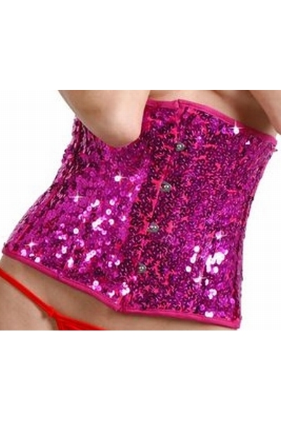 MAGNIFIQUE CORSET OU SERRE TAI - FEM CHIC - FUSHIA - 1