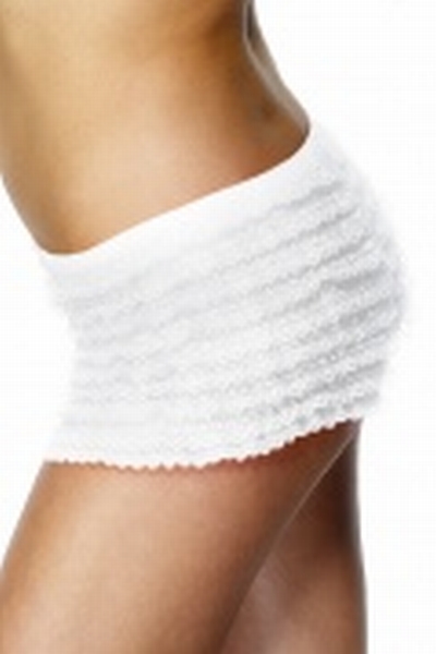 SHORTY FROUFROU - FEMCHIC - BLANC - 1