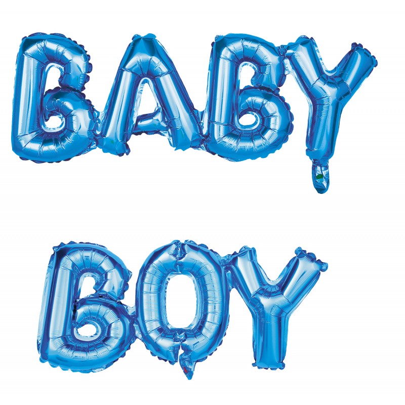 BALLONS MYLAR LETTRES BABY - FEMCHIC - BABY BOY