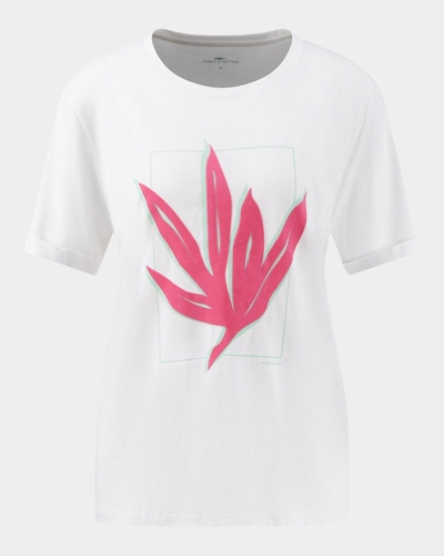 Boutique Fynch-Hatton | Femme | Blouse et t-shirt | T-shirt blanc imprimé T-SHIRT LOG 24056173