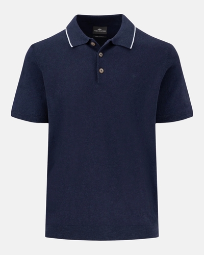 Boutique Fynch-Hatton | Homme | Polo | Polo tricoté en mélange de lin POLO UNI BC COTLIN 1503702