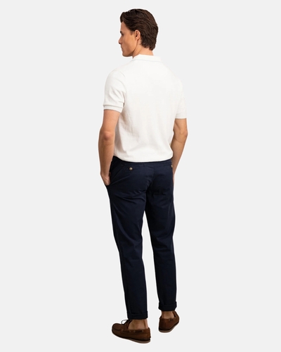 Boutique Fynch-Hatton | Homme | Polo | Polo tricoté en mélange de lin POLO UNI BC COTLIN 1503702