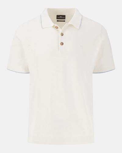 Boutique Fynch-Hatton | Homme | Polo | Polo tricoté en mélange de lin POLO UNI BC COTLIN 1503702