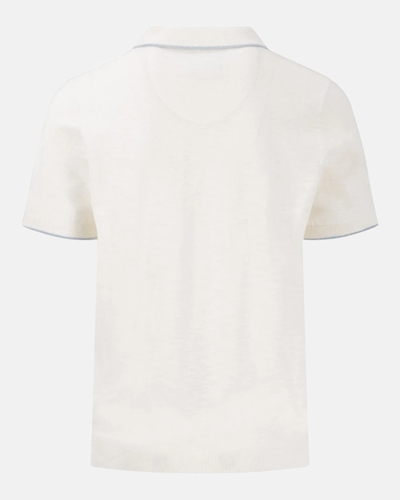 Boutique Fynch-Hatton | Homme | Polo | Polo tricoté en mélange de lin POLO UNI BC COTLIN 1503702