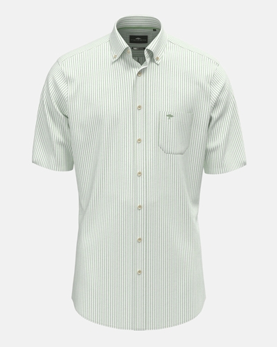 Boutique Fynch-Hatton | Homme | Chemise | Chemise verte à rayures CHEMISE SSCK STRIPE 15038421