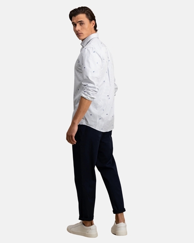 Boutique Fynch-Hatton | Homme | Chemise | Chemise rayée avec logo CHEMISE TREE PRINT 15028293