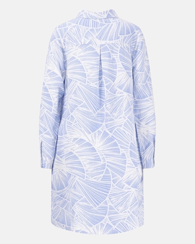 Boutique Fynch-Hatton | Femme | Robe | Robe bleue ROBE IMPRIME 25032331