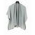 PONCHO DOUBLE FACE GRIS MAILLANCE