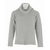 PULL COL BOULE GRIS CHINE MAILLANCE