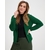 GILET OUVERT MAILLE 843036 VERT SIGNE NATURE