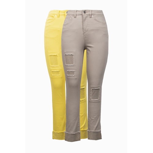 PANTALON 221918 - RIBKOFF - JAUNE - 1