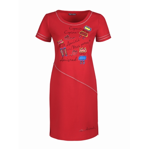 ROBE 22707 - DOLCEZZA - ROUGE - 1