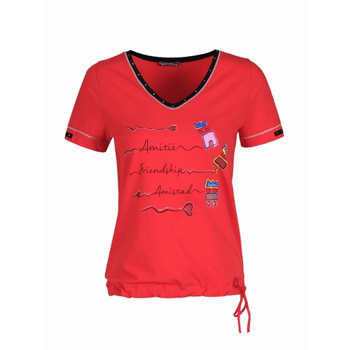 TEE SHIRT 22704 - DOLCEZZA - ROUGE - 1