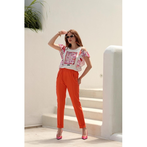 BLOUSE F RUBIS - LESLIE - IMPRIME - 1