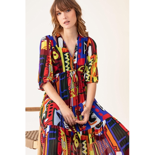 ROBE L 2037 WALLIS - INDIES - IMPRIME - 2