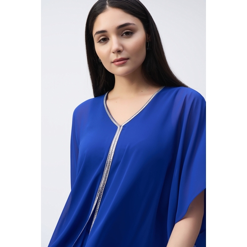 HAUT 243707 - RIBKOFF - BLEU ROYAL - 2