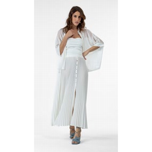 JUPE L 2085 LENORA - INDIES - BLANC - 1