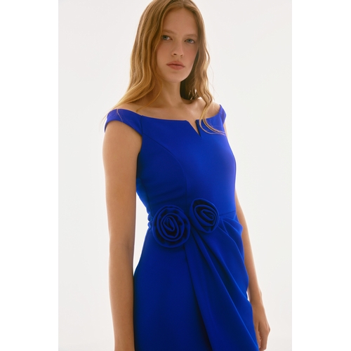 ROBE 251704 - RIBKOFF - BLEU ROYAL - 1