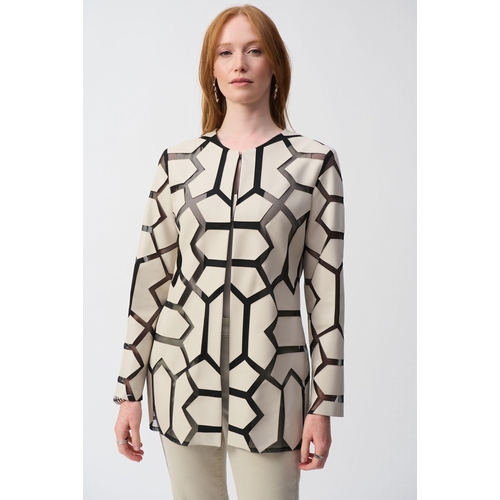 VESTE 241905 S25 - RIBKOFF - BEIGE/NOIR - 1