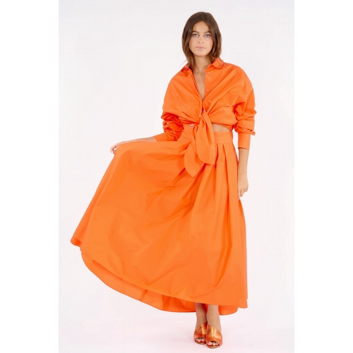 JUPE L VARDA DAHLIA - LAUREN VIDAL - ORANGE - 1
