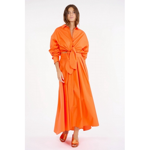 JUPE L VARDA DAHLIA - LAUREN VIDAL - ORANGE - 2
