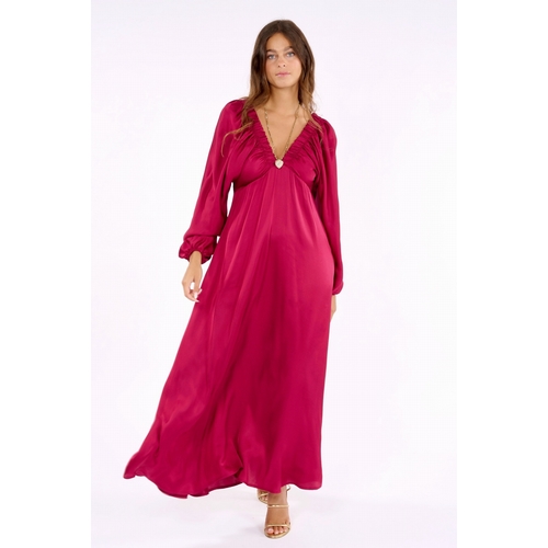 ROBE L LEANA KIARA - LAUREN VIDAL - FRAMBOISE - 1