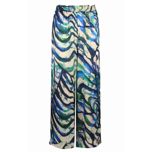 PANTALON BOBI LAGOON - LAUREN VIDAL - IMPRIME BLUE - 2