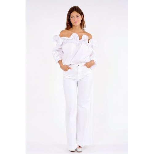 PANTALON PAM - LAUREN VIDAL - BLANC - 1
